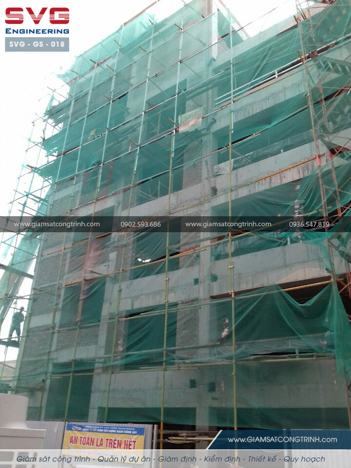 Giám sát công trình nhà để xe 5 tầng tòa nhà Bạch Đằng - SVG GS 018 Giam sat cong trinh nha de xe 5 tang