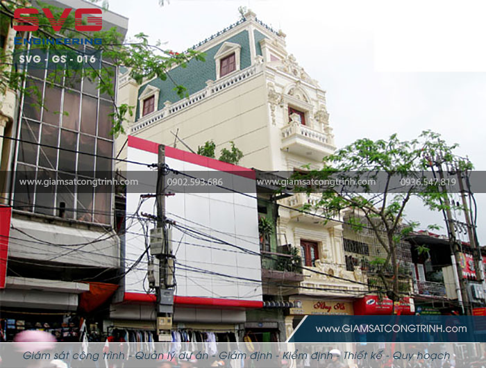 Giám sát công trình nhà phố cổ điển 4 tầng tại Hải Phòng - SVG GS 016 Giam sat cong trinh nha pho co dien 4 tang