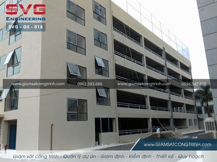 Giám sát công trình nhà để xe 5 tầng tòa nhà Bạch Đằng - SVG GS 018 Giam sat cong trinh nha de xe 5 tang