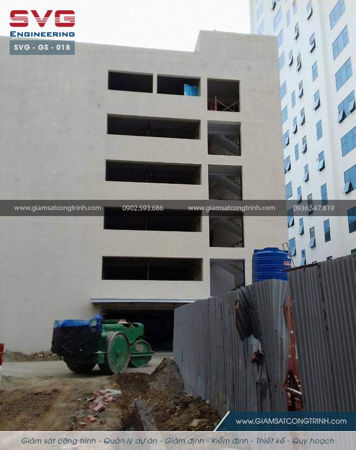 Giám sát công trình nhà để xe 5 tầng tòa nhà Bạch Đằng - SVG GS 018 Giam sat cong trinh nha de xe 5 tang